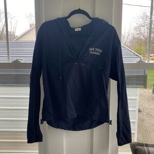 LAST CHANCE Brandy Melville J Galt San Diego Rain Coat Hoodie